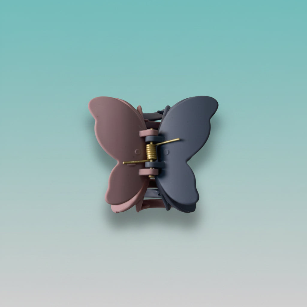 Matte Butterfly Clutcher- Dual Colour by Gift Hub Mart
