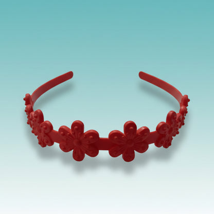 Matte Flower Hair Band by Gift Hub Mart