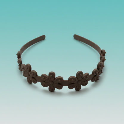 Matte Flower Hair Band by Gift Hub Mart