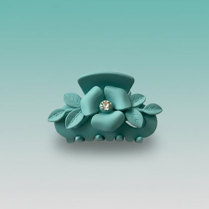 Matte Flower With Stone Clutcher- Medium by Gift Hub Mart