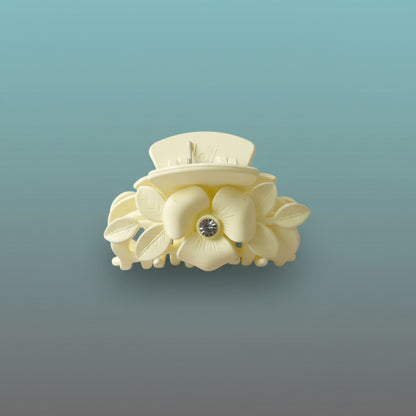 Matte Flower With Stone Clutcher- Medium by Gift Hub Mart