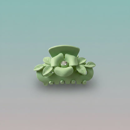Matte Flower With Stone Clutcher- Medium by Gift Hub Mart