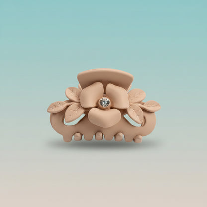Matte Flower With Stone Clutcher- Medium by Gift Hub Mart