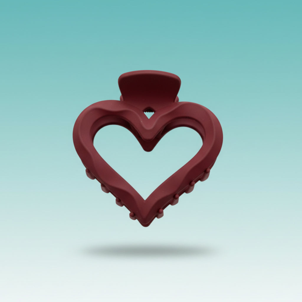 Matte Heart Clutcher Medium by Gift Hub Mart