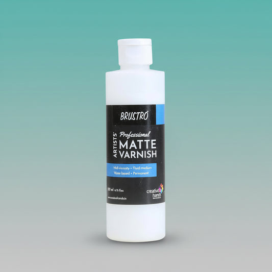 Matte Varnish 200ml Brustro by Gifthubmart