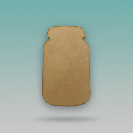 MDF Cutout Mason Jar by Gift Hub Mart