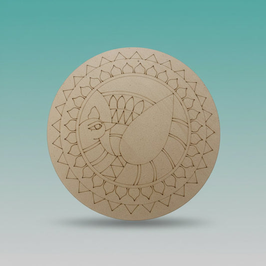 MDF Mandala Circle 10x10 by Gift Hub Mart