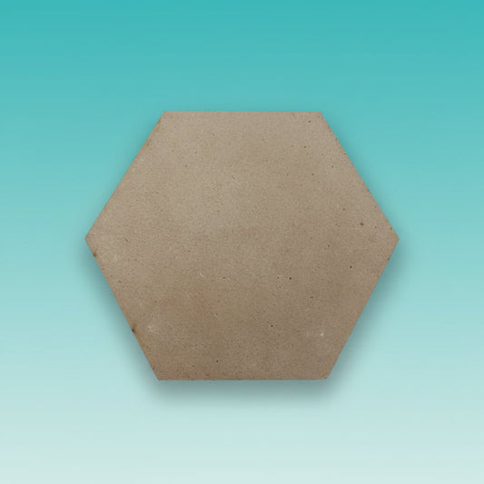 MDF Plate Hexagon 6X6 4MM 4 Pics MPH600 by Gifthubmart