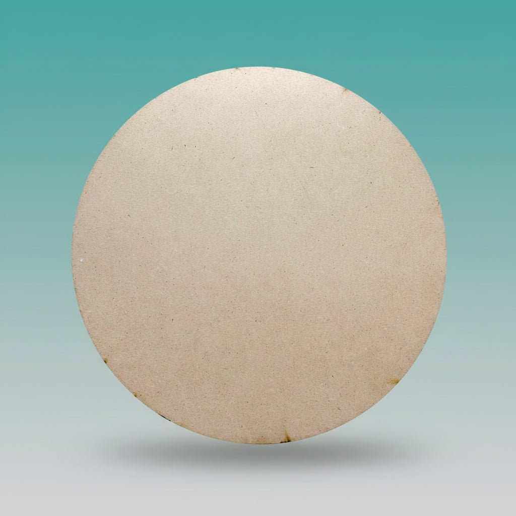 MDF Plate Round 12X12 4MM by Gifthubmart