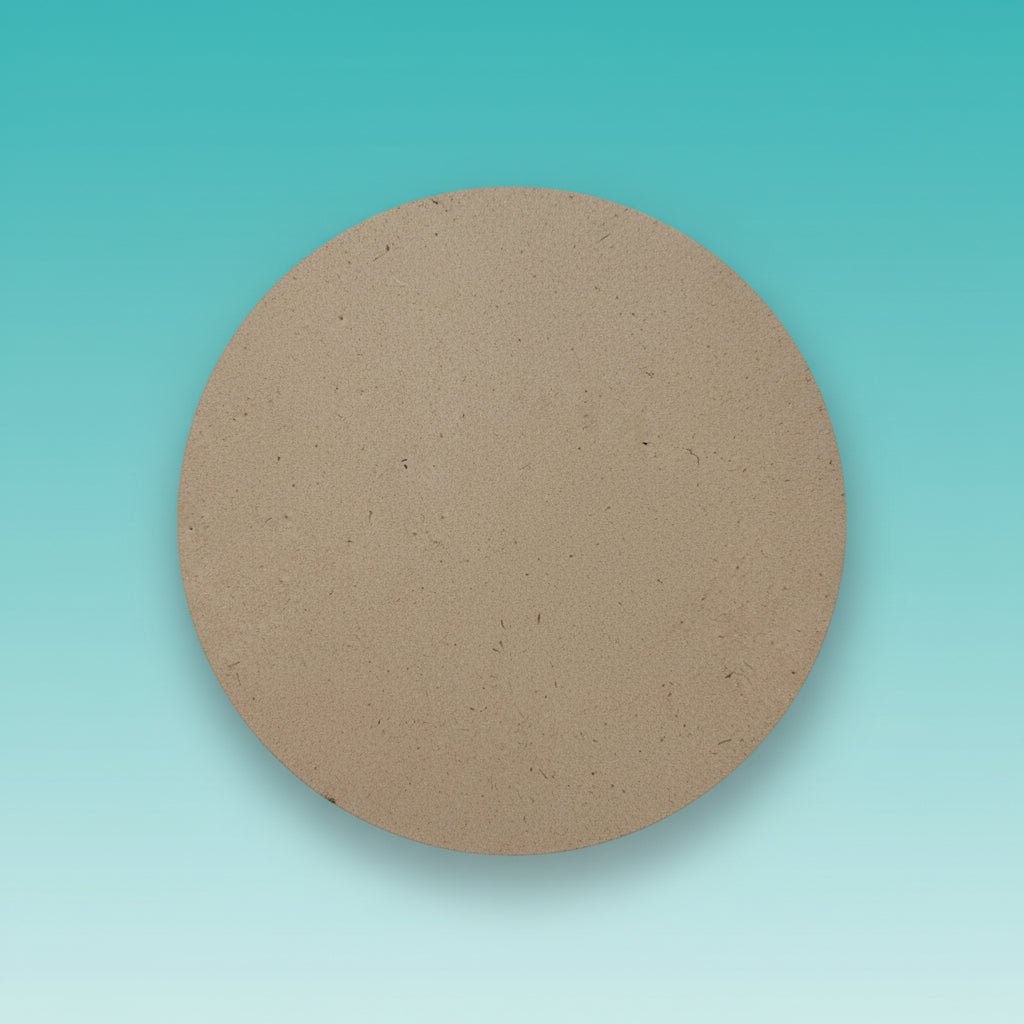 MDF Plate Round 6X6 4MM 4 Pics MPR600 by Gifthubmart