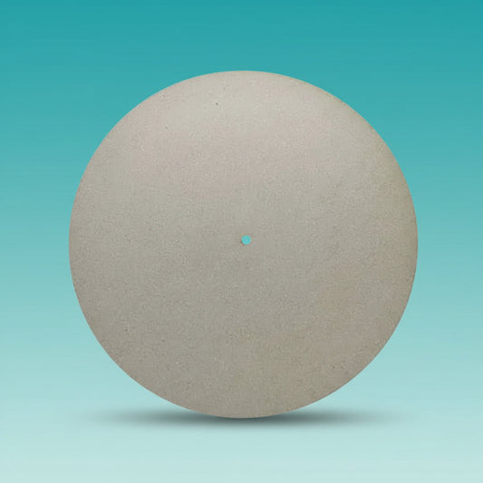MDF Plate Round Clock 14 Inch 4MM by Gifthubmart
