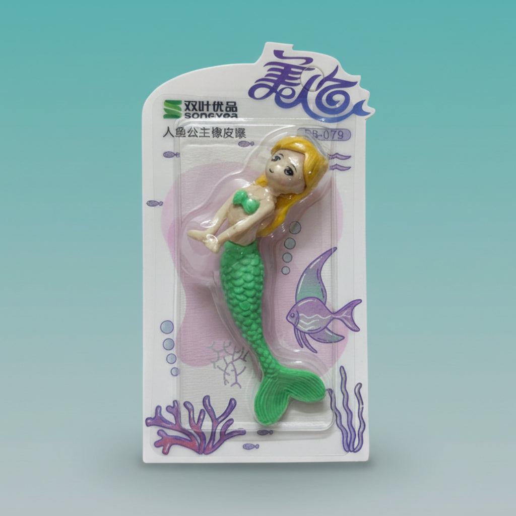 Mermaid Eraser by Gift Hub Mart