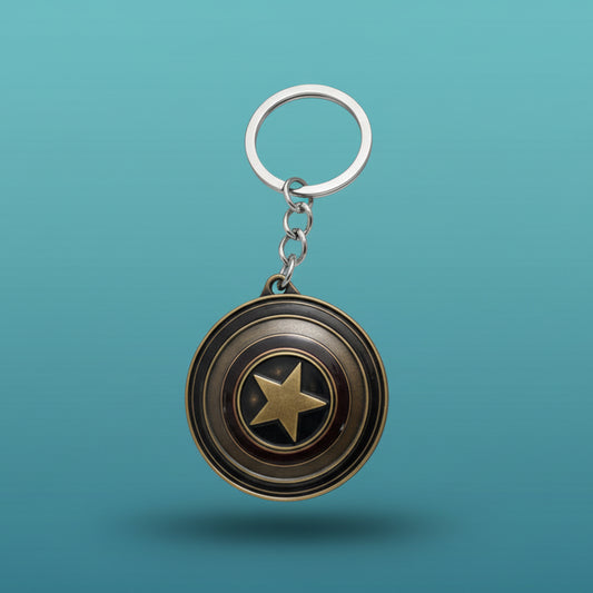 Metal Keychain- Captain America by Gifthubmart