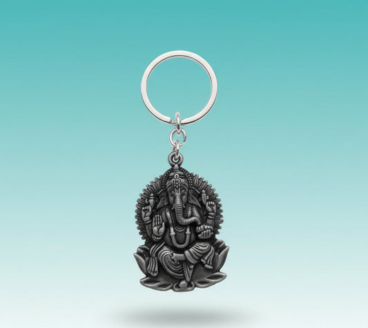 Metal Keychain- Shri Ganesh by Gifthubmart