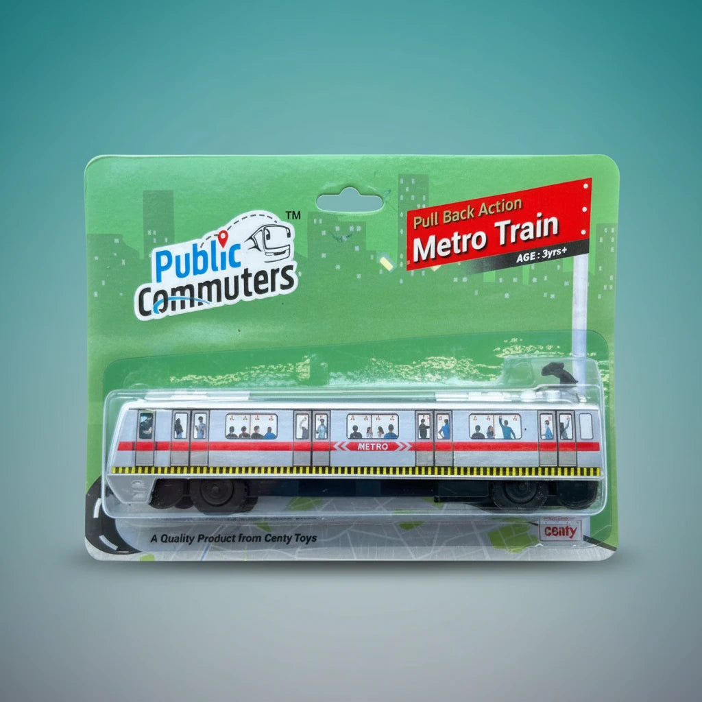Metro Train Pull Back 3+ Centy by Gift Hub Mart
