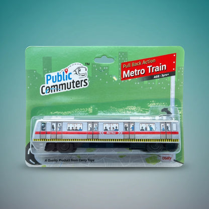 Metro Train Pull Back 3+ Centy by Gift Hub Mart