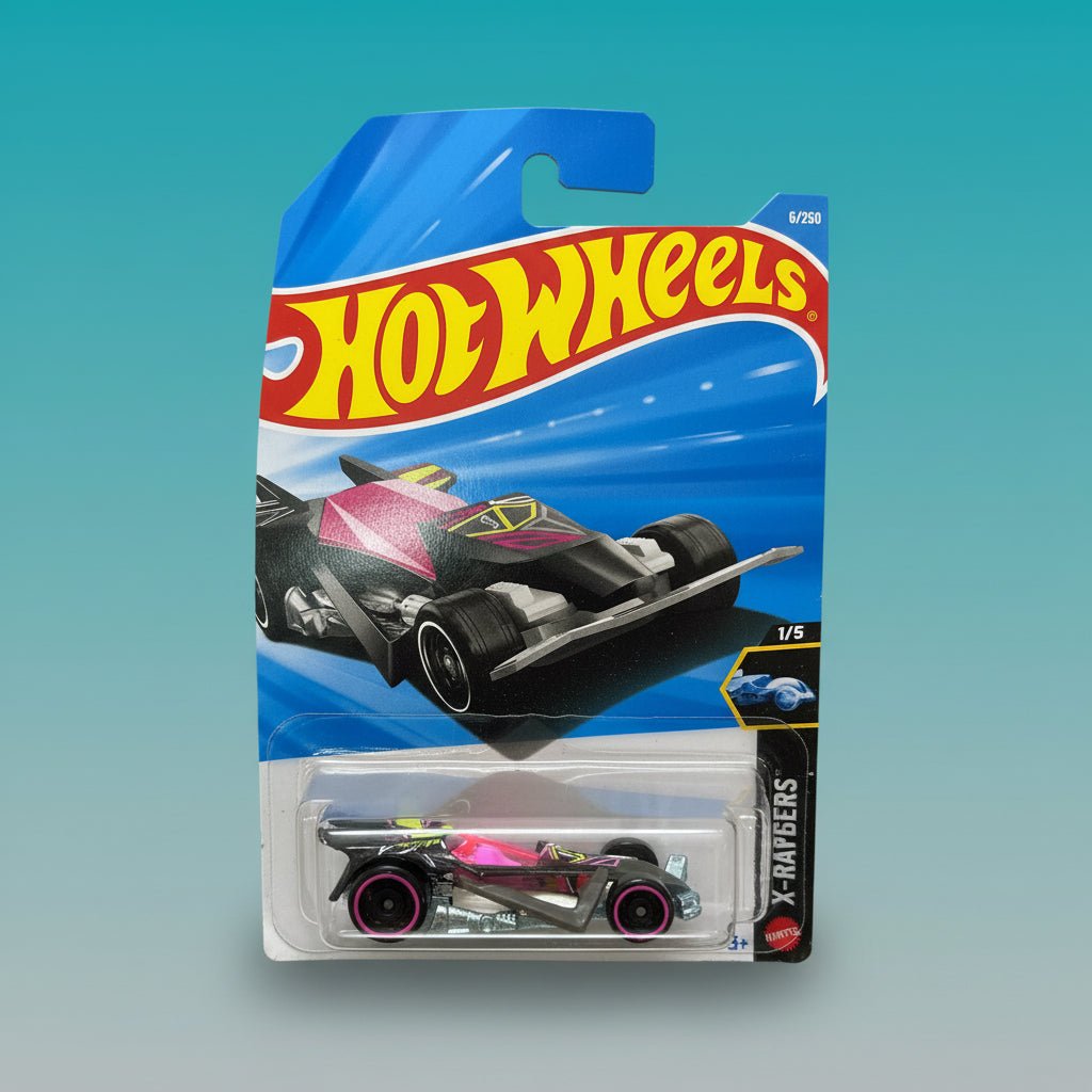 Hot Wheels mini car set by Gifthubmart, neon colored toy cars for ages 3+, blister-pack display