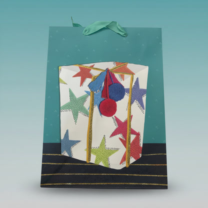 Mix Design Paper Bag by Gift Hub Mart