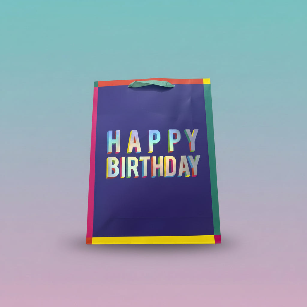 Mix Design Paper Bag by Gift Hub Mart