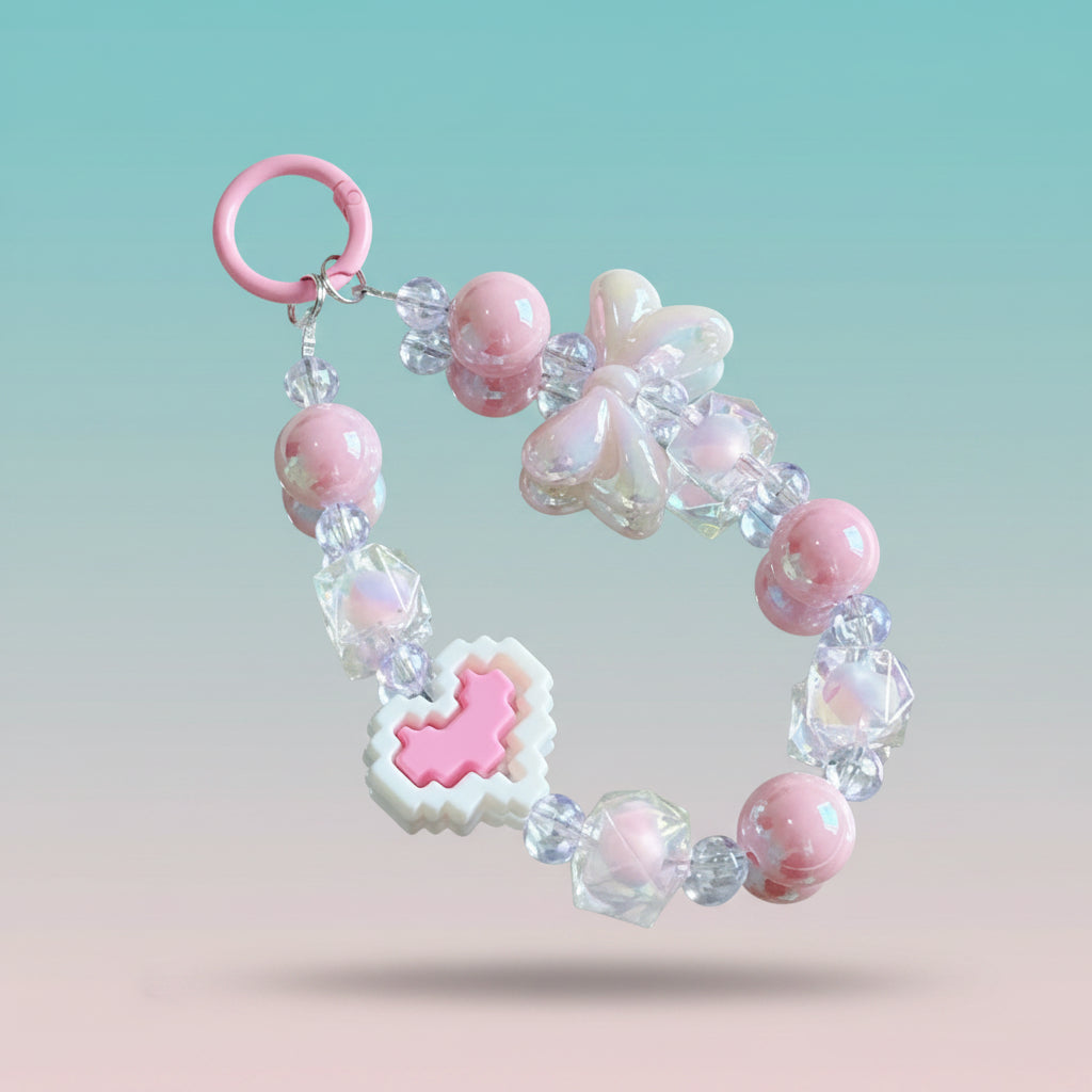 Mobile Charm Baby Pink Flower by Gift Hub Mart