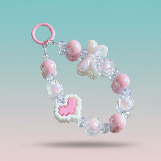 Mobile Charm Baby Pink Flower by Gift Hub Mart