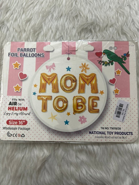 MOM to be Foil Balloon by Gift Hub Mart
