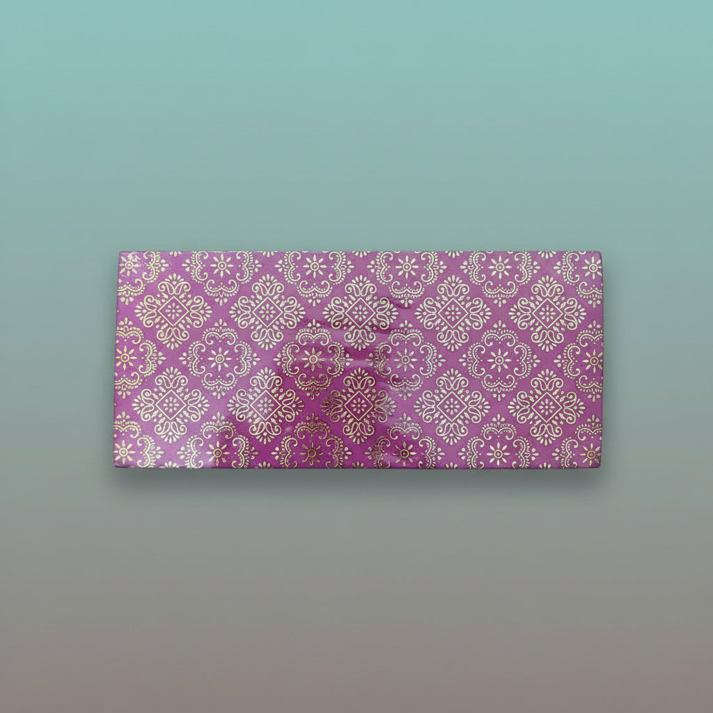 Money Envelope Pink With Golden Design