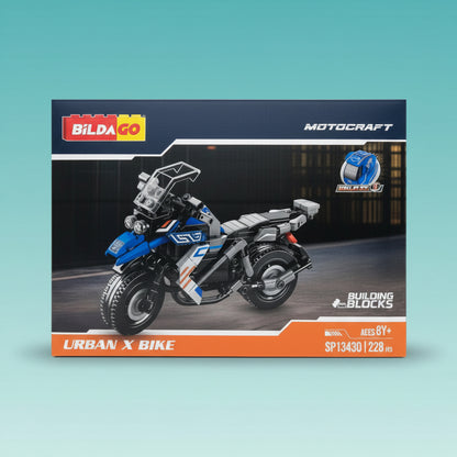Motorcraft Urban X Bike Building Blocks 6+ by Gift Hub Mart