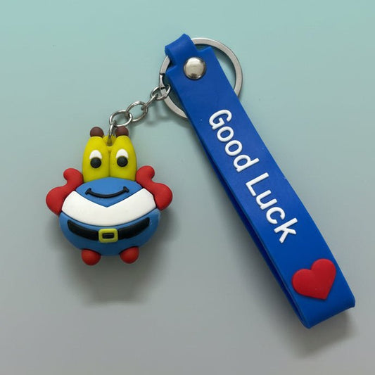 Mr. Krabs Keychain- Good Luck