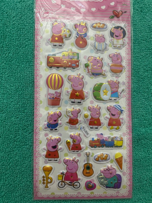 MRP40 Peppa Pig Stickers by Gift Hub Mart