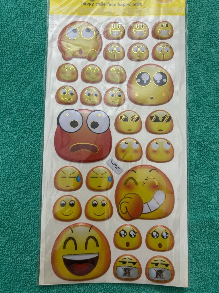 MRP40 Smiley Stickers by Gift Hub Mart