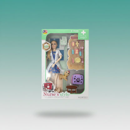 MRP599 KV Nurse's Style Doll 3+ by Gift Hub Mart