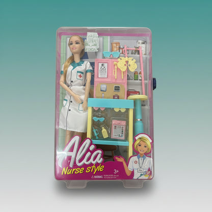 MRP699 KV Alia Nurse's Style Doll 3+ by Gift Hub Mart