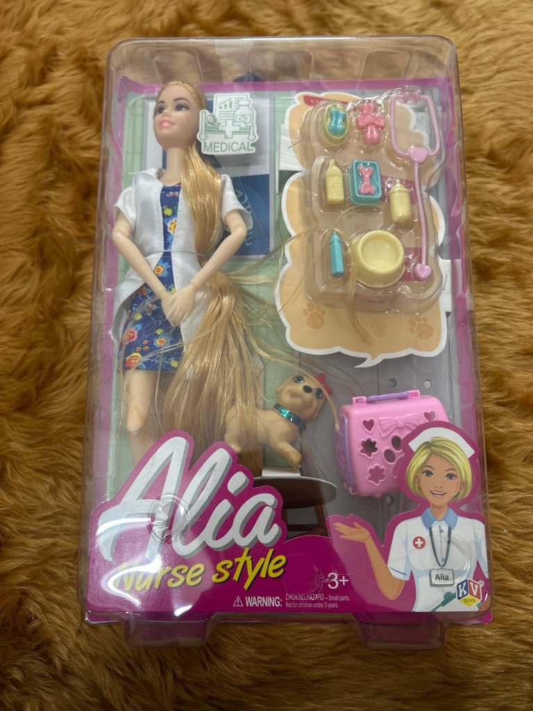 MRP699 KV Alia Nurse's Style Doll 3+ by Gift Hub Mart