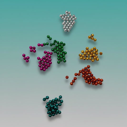 Multicolour Metal Beads by Gifthubmart