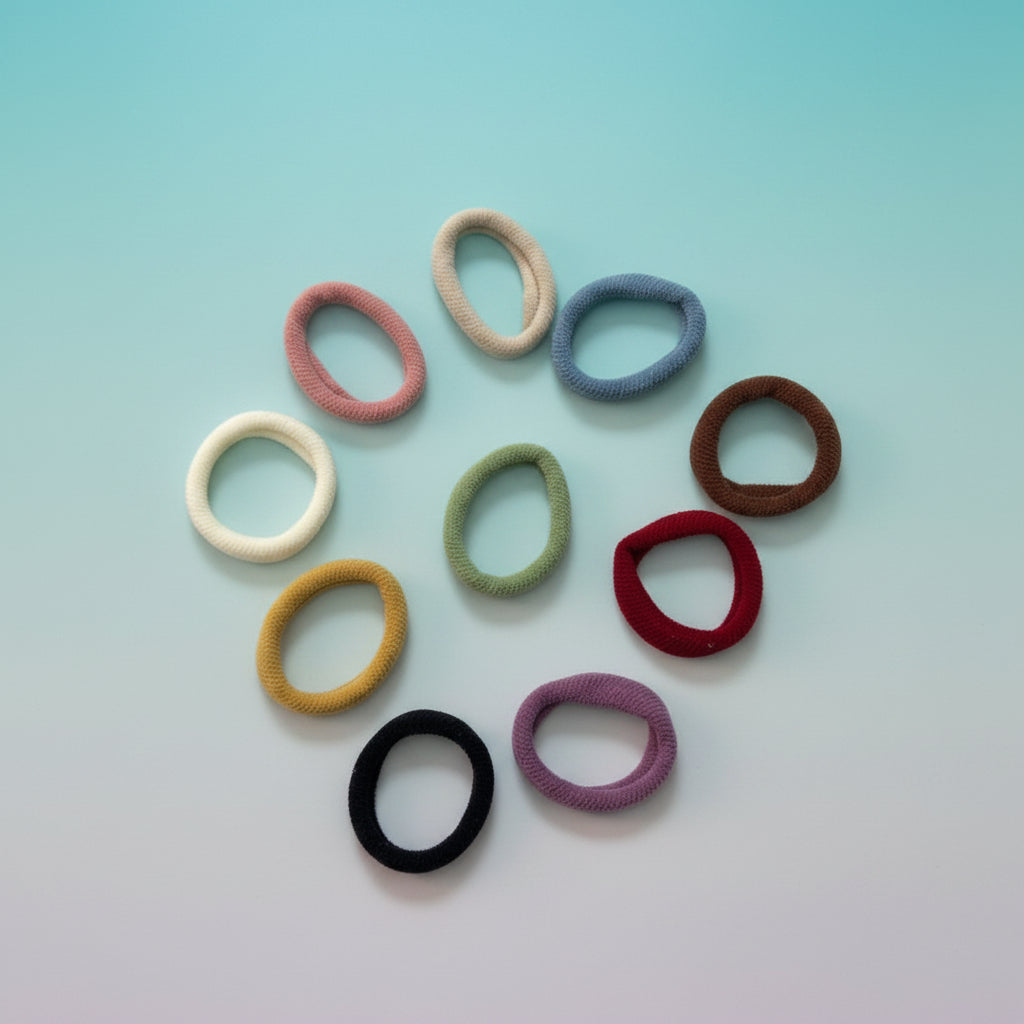 Multicolour Rubber Band Pack of 4 by Gift Hub Mart