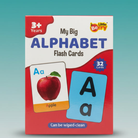 My Big Flash Cards- Alphabet (Little Berry by Gift Hub Mart