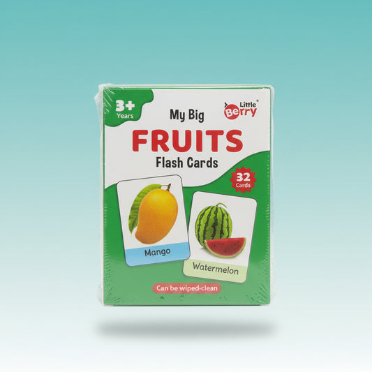 My Big Flash Cards- Fruits (Little Berry) by Gift Hub Mart