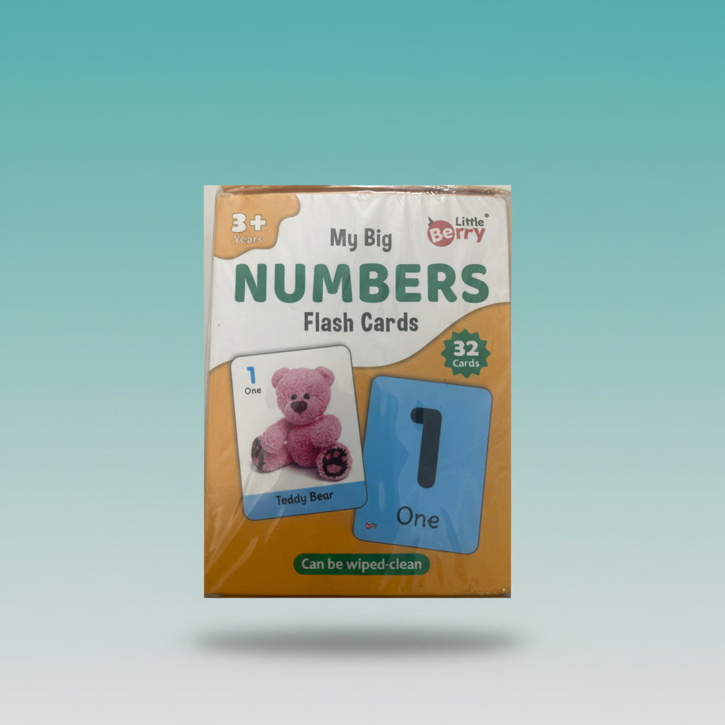 My Big Flash Cards- Numbers (Little Berry by Gift Hub Mart