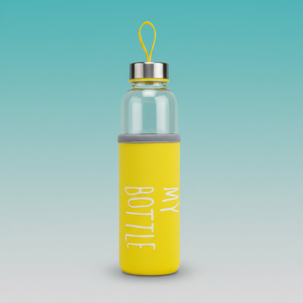 My Bottle Glass Bottle 500 ml by Gift Hub Mart