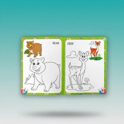 My First Animals Copy To Colour 3+ HF by HF