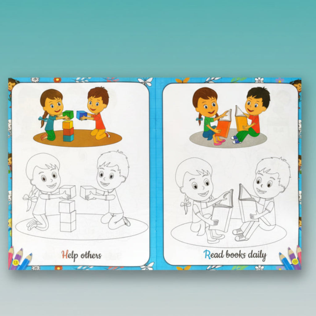 My First Good Habits Copy To Colour 3+ HF by HF