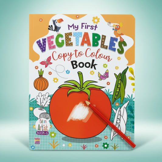 My First Vegetables Copy To Colour 3+ HF by HF