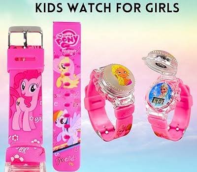 My Little Pony Watch Set with Spinning 3D Character by Gift Hub Mart