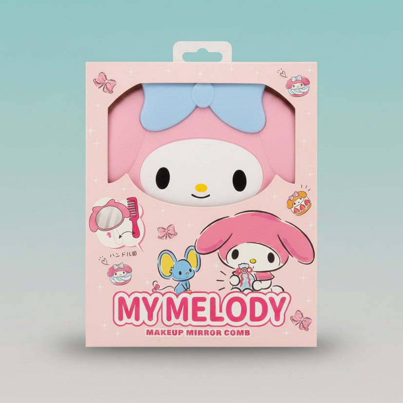 MY Melody Makeup Mirror Comb by Gift Hub Mart