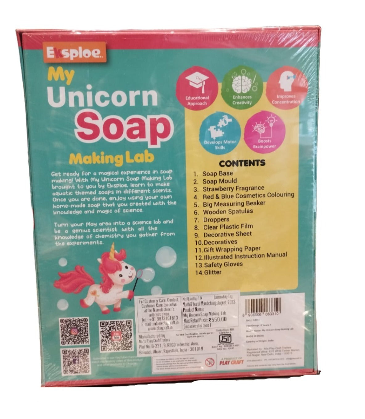 Exploe My Unicorn Soap Making Lab