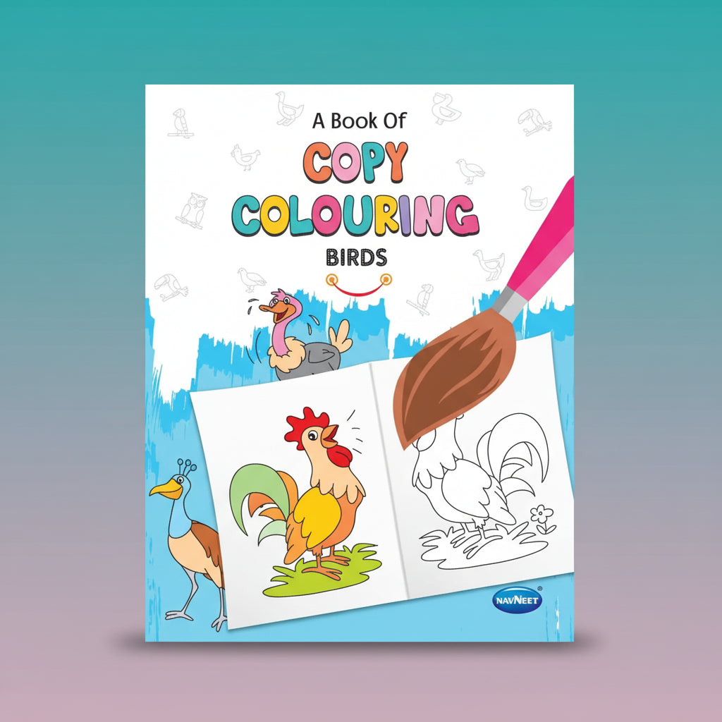 Navneet A Book of Copy Colouring-Birds by Gifthubmart