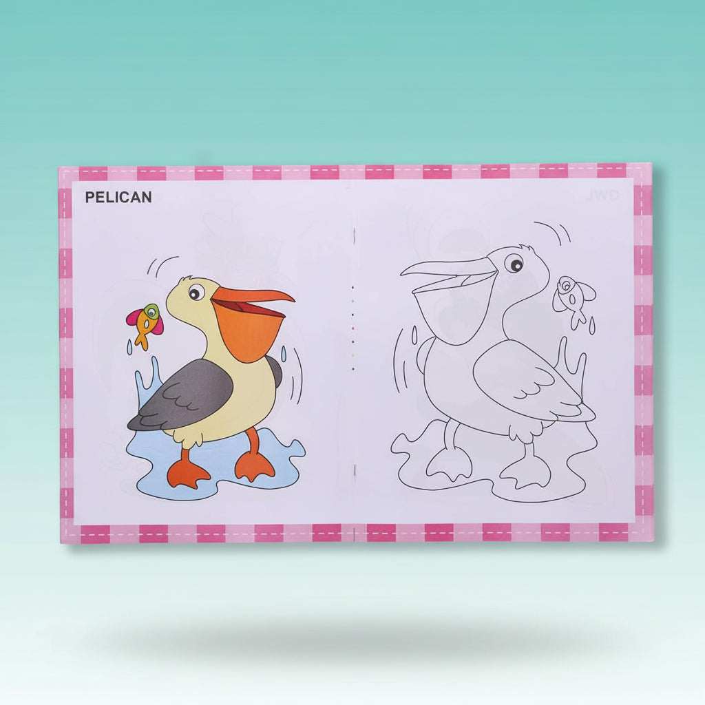 Navneet A Book of Copy Colouring-Birds by Gifthubmart