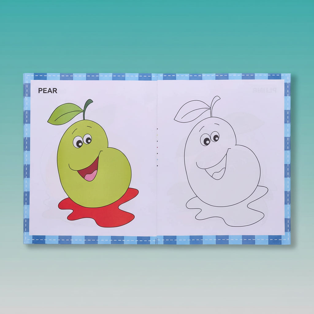 Navneet A Book of Copy Colouring- Fruits by Gifthubmart