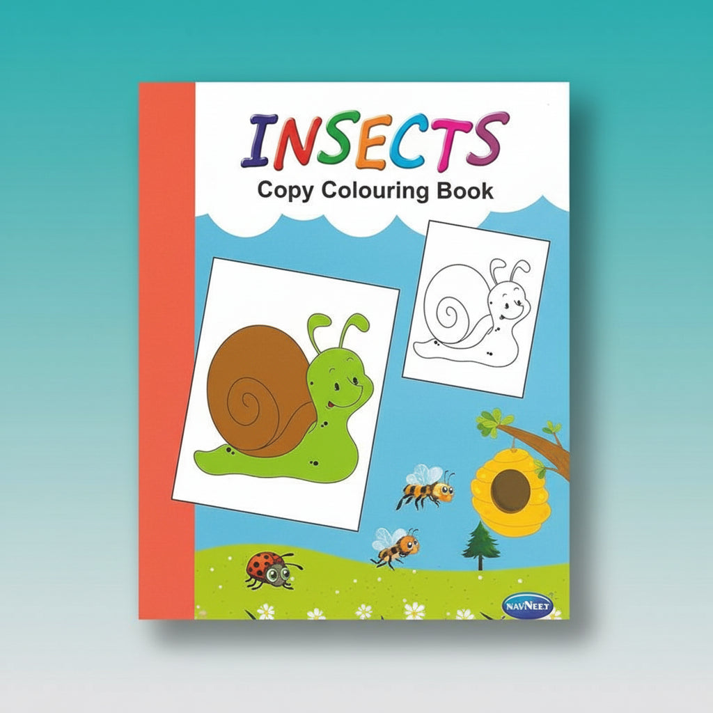 Navneet A Book of Copy Colouring- Insects by Gifthubmart